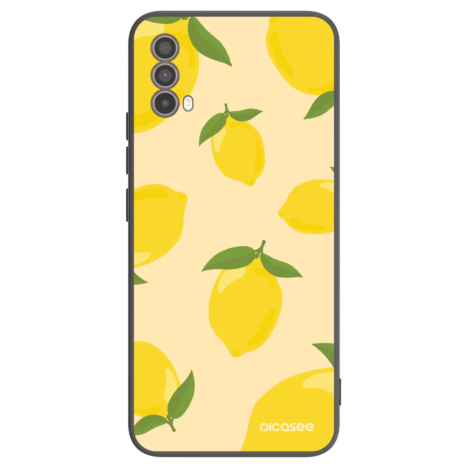 Picasee husă neagră din silicon pentru Motorola Moto E40 - Limoncella