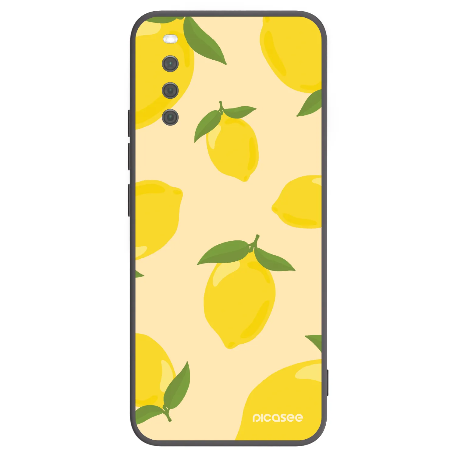 Picasee husă neagră din silicon pentru Sony Xperia 10 III - Limoncella