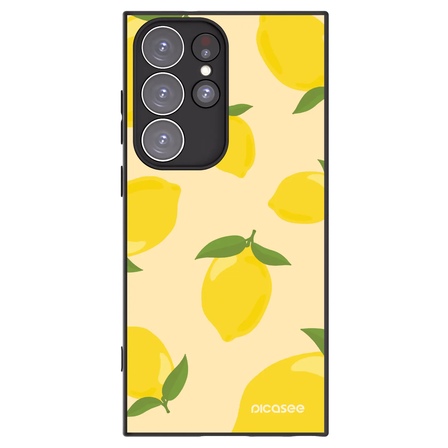Picasee husă neagră din silicon pentru Samsung Galaxy S23 Ultra 5G - Limoncella