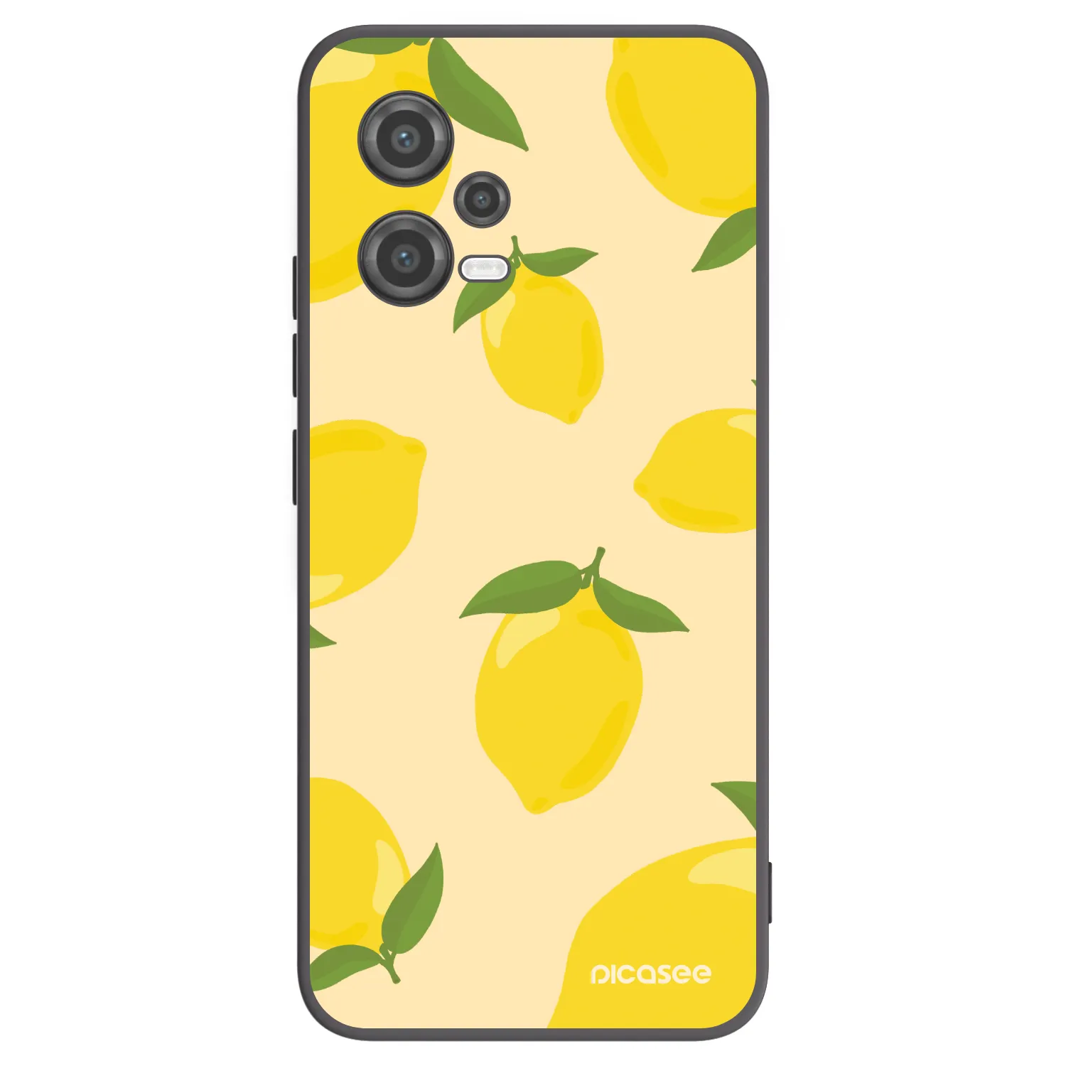 Picasee husă neagră din silicon pentru Xiaomi Poco X5 - Limoncella