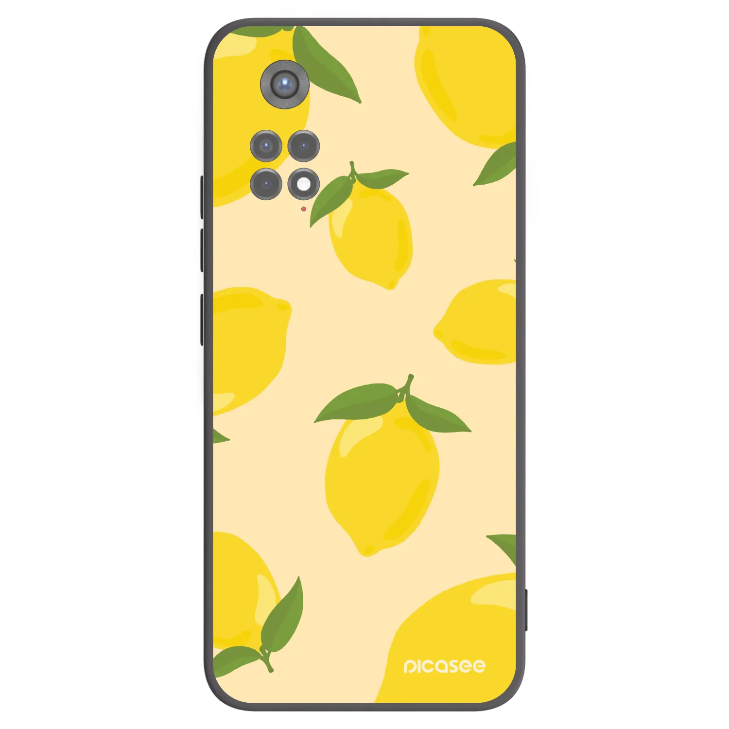 Picasee husă neagră din silicon pentru Xiaomi Redmi Note 11S 5G - Limoncella