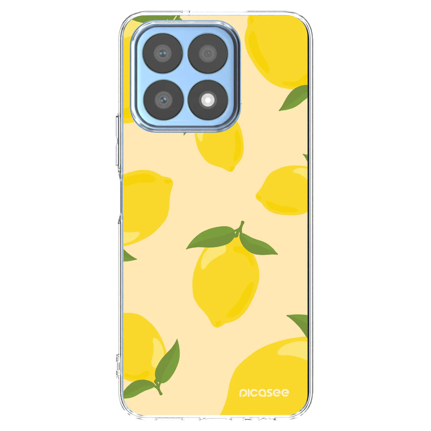 Picasee husă transparentă din silicon pentru Honor X8a - Limoncella