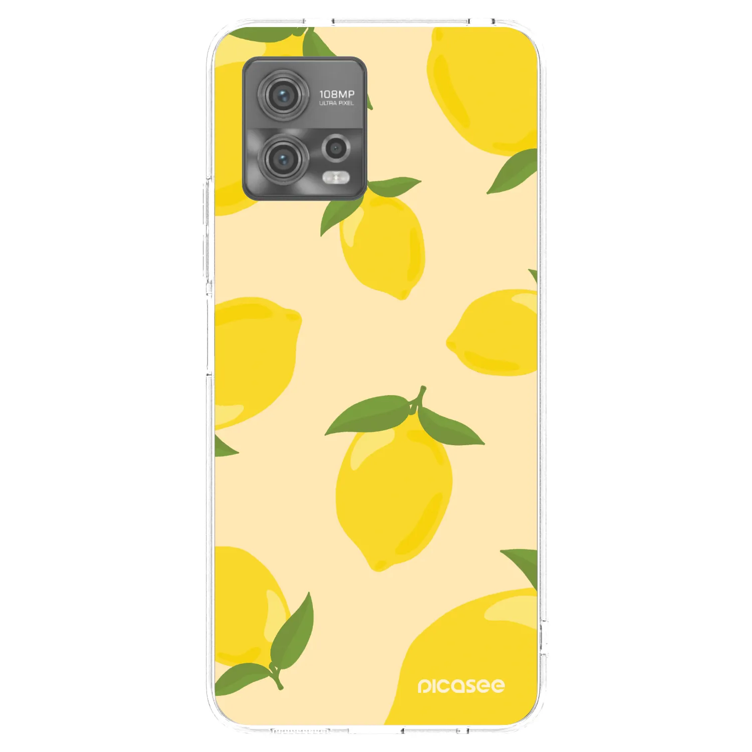Picasee husă transparentă din silicon pentru Motorola Moto G72 - Limoncella