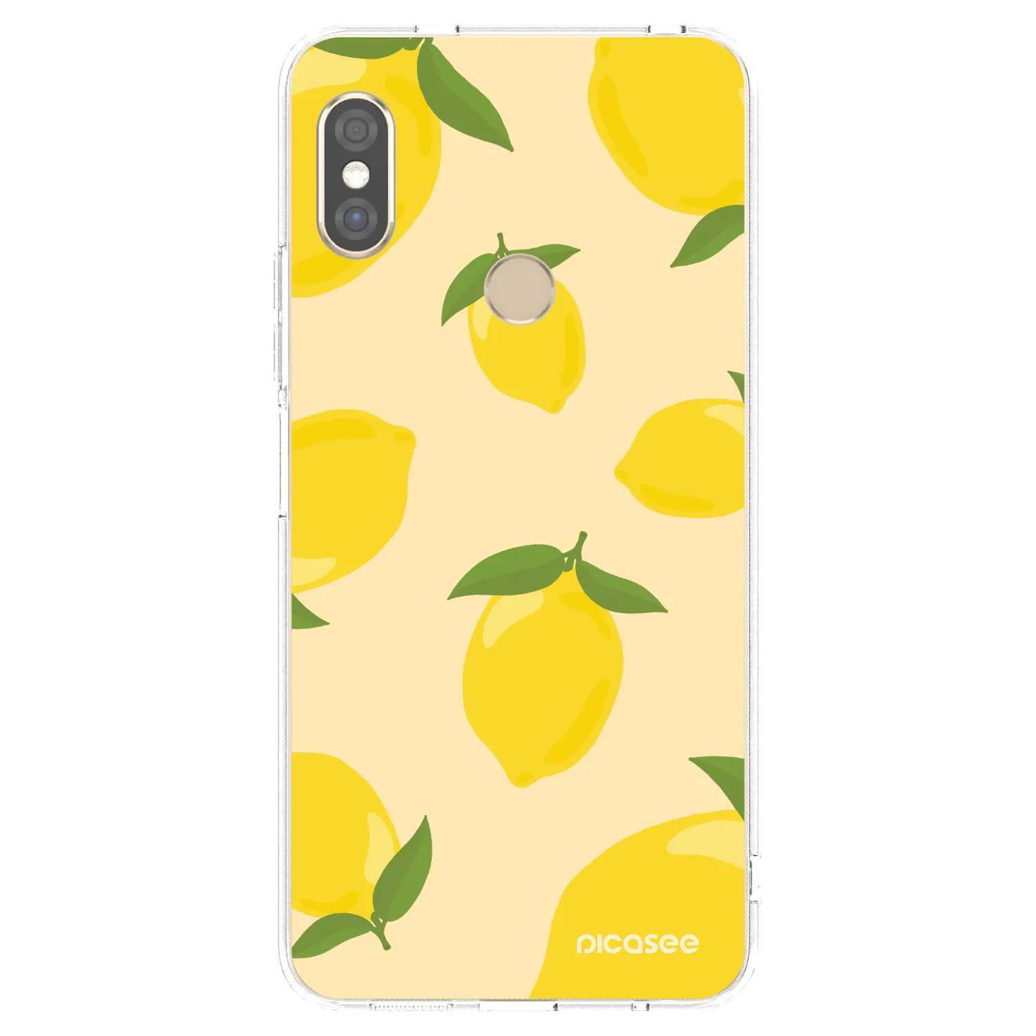 Picasee husă transparentă din silicon pentru Xiaomi Redmi Note 5 Global - Limoncella