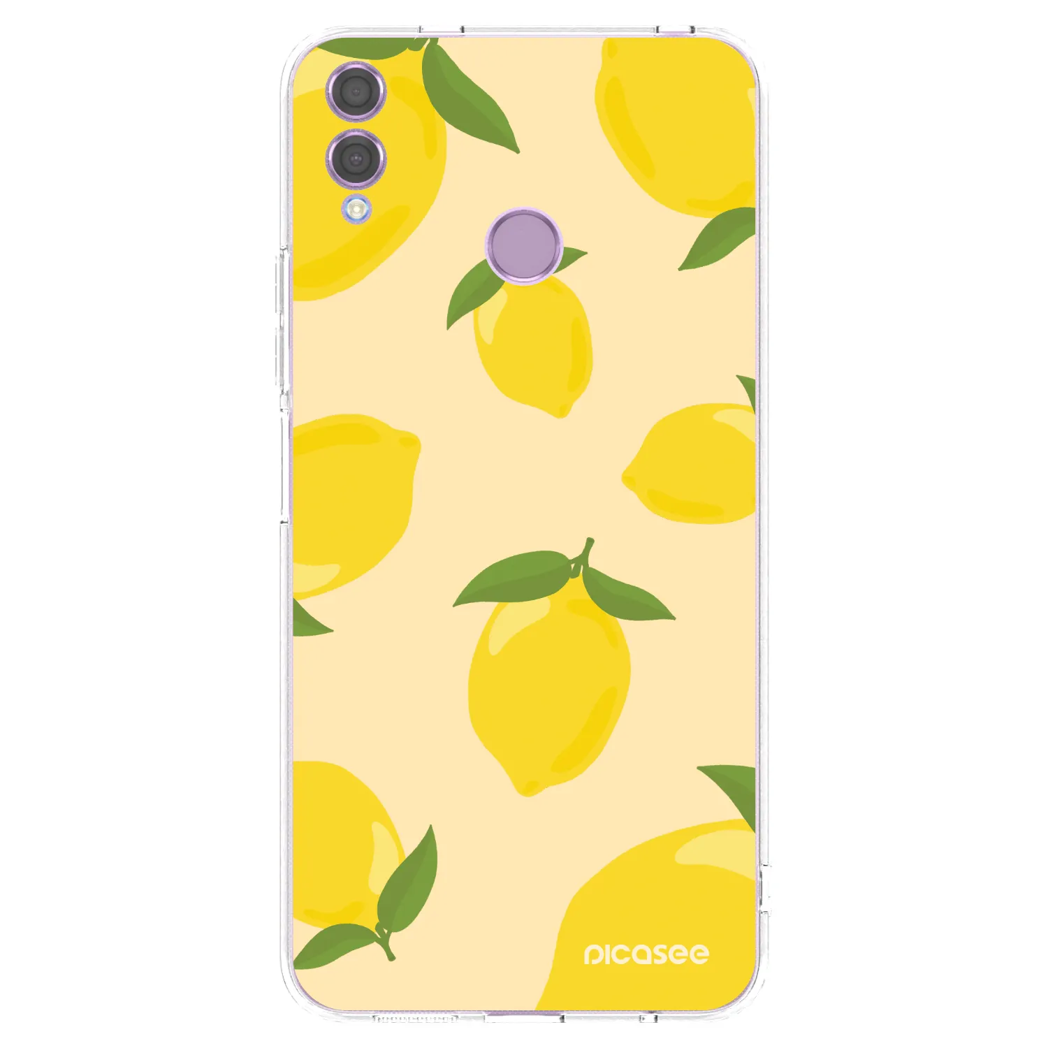 Picasee husă transparentă din silicon pentru Honor 8X - Limoncella