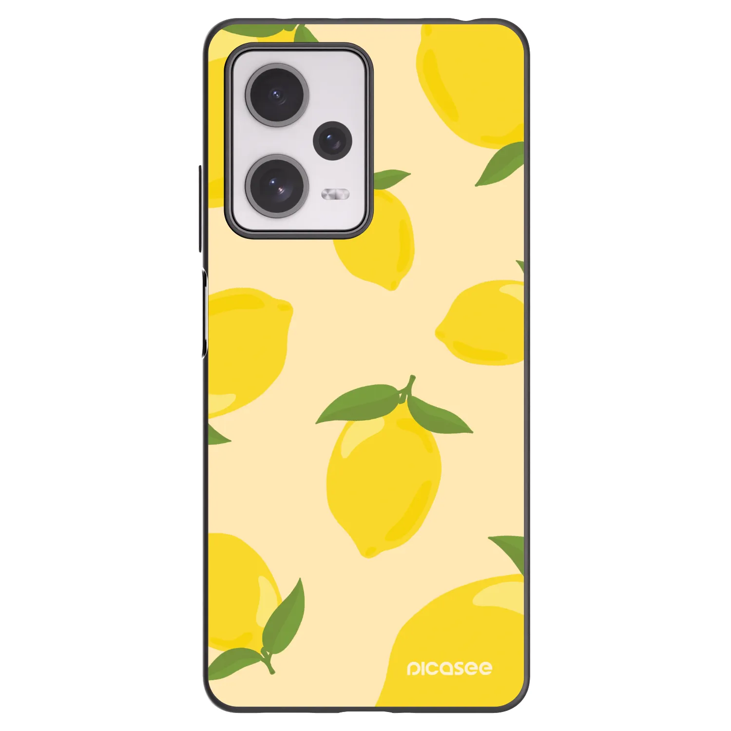 Picasee husă neagră din silicon pentru Xiaomi Redmi Note 12 Pro+ 5G - Limoncella