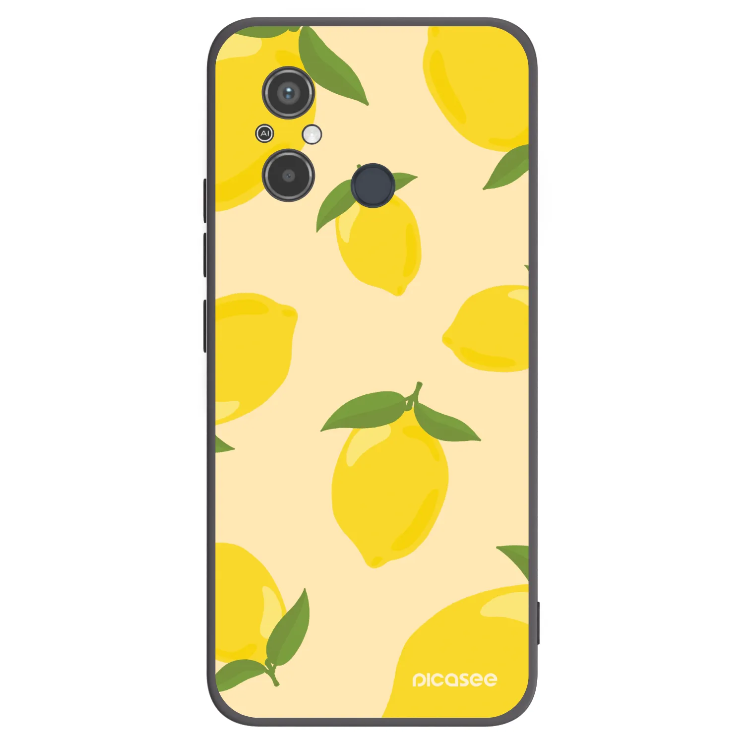 Picasee husă neagră din silicon pentru Xiaomi Redmi 12C - Limoncella