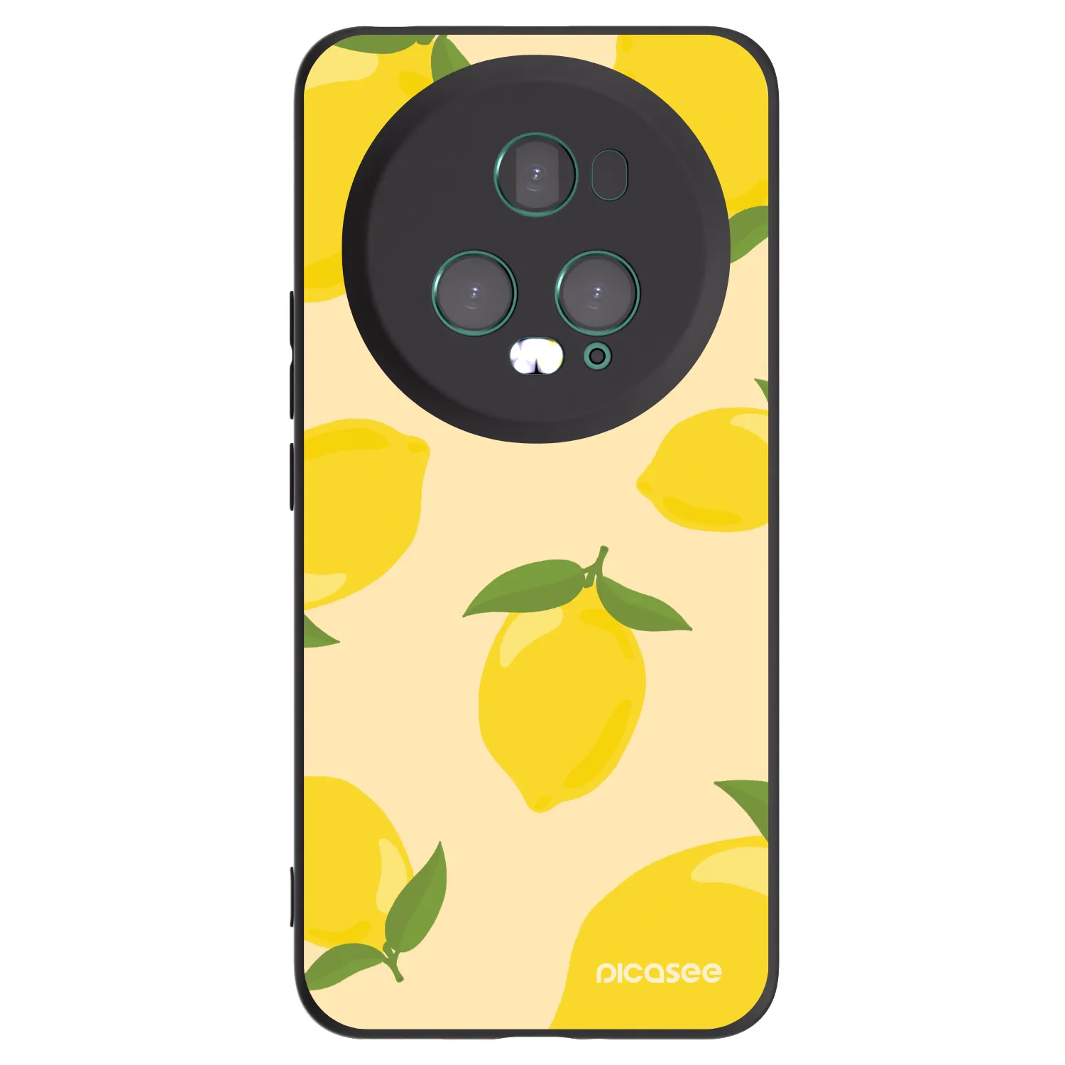 Picasee husă neagră din silicon pentru Honor Magic5 Pro - Limoncella