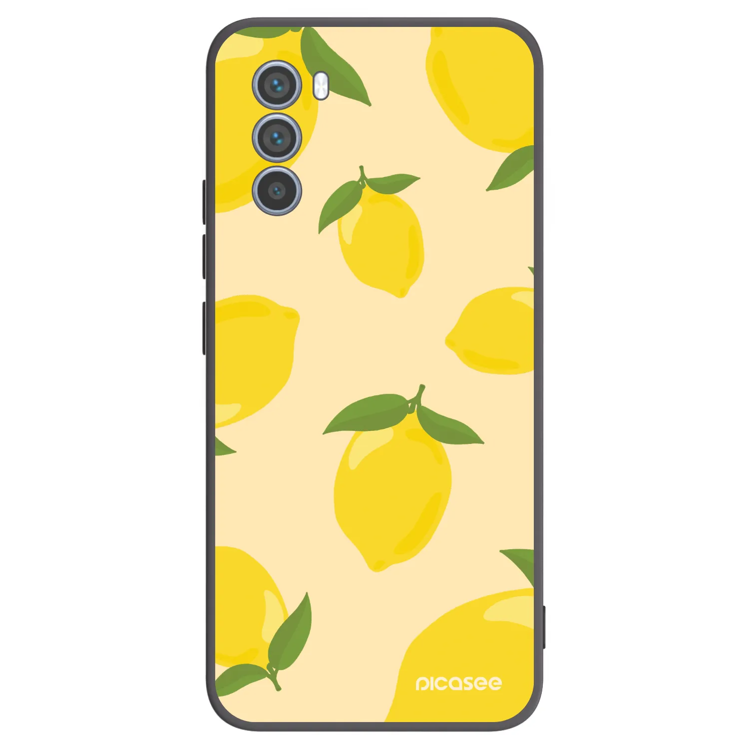 Picasee husă neagră din silicon pentru Motorola Moto G62 - Limoncella