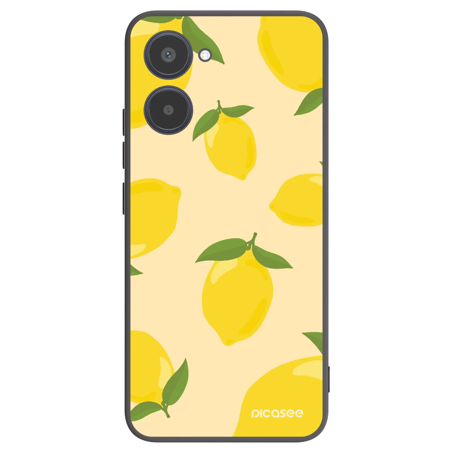 Picasee husă neagră din silicon pentru Realme 10 4G - Limoncella