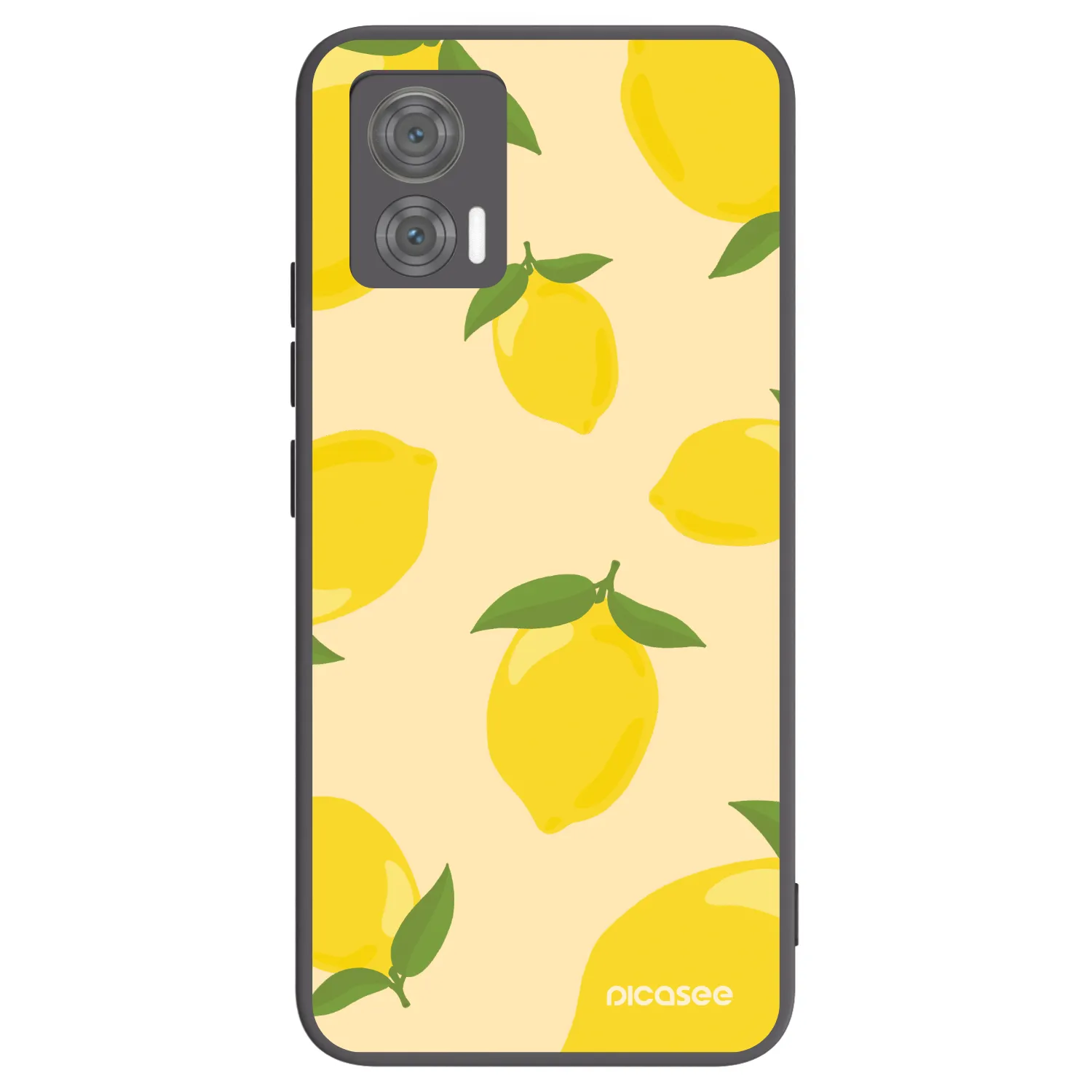 Picasee husă neagră din silicon pentru Motorola Edge 30 Neo - Limoncella
