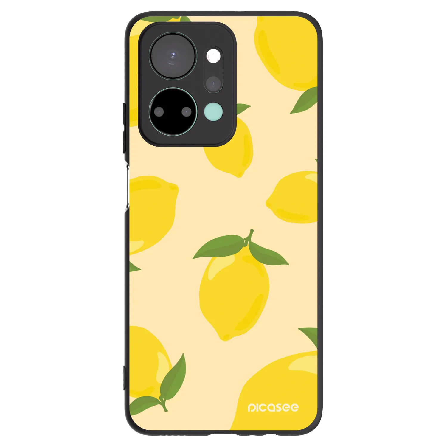 Picasee husă neagră din silicon pentru Honor X7a - Limoncella