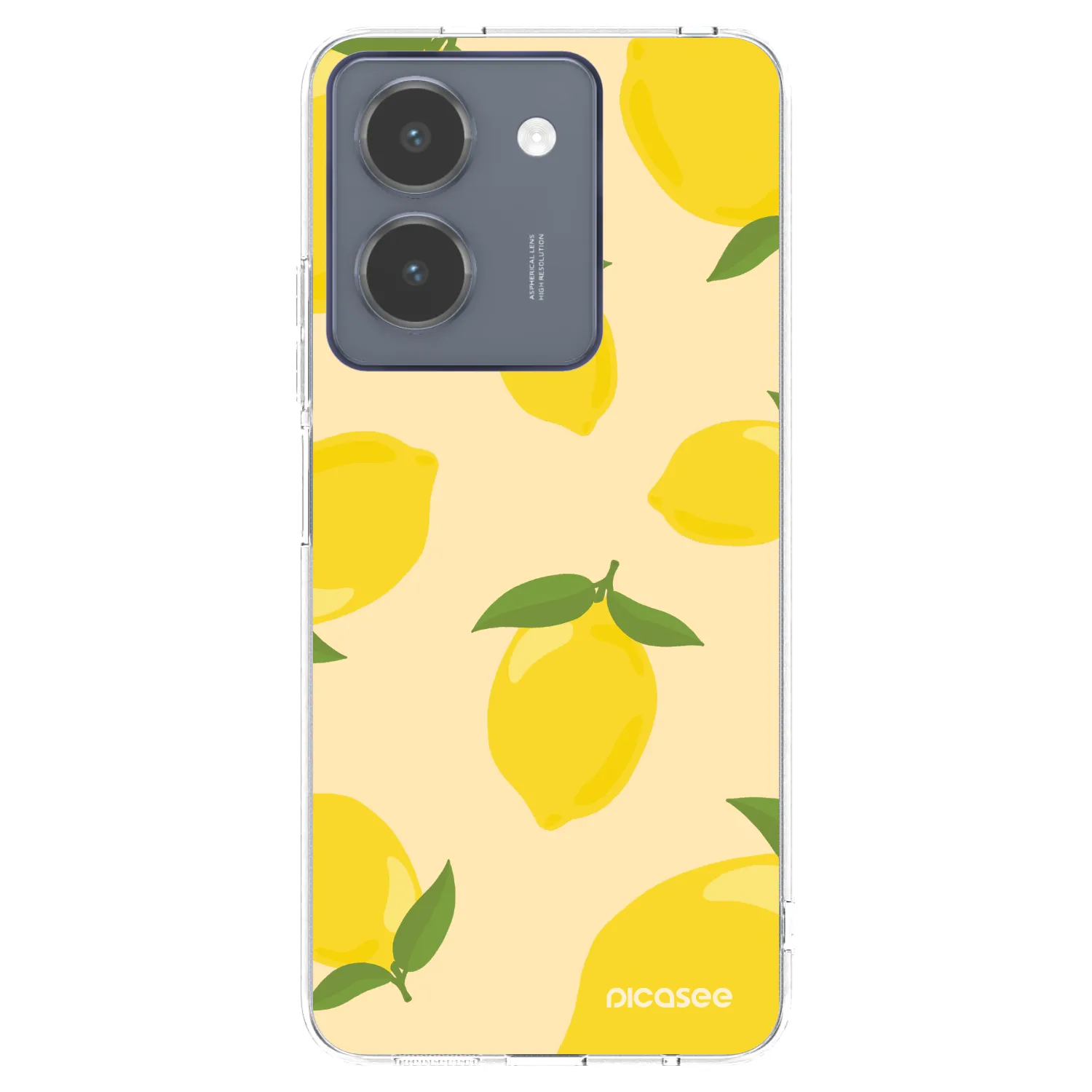 Picasee husă transparentă din silicon pentru Vivo Y36 4G - Limoncella