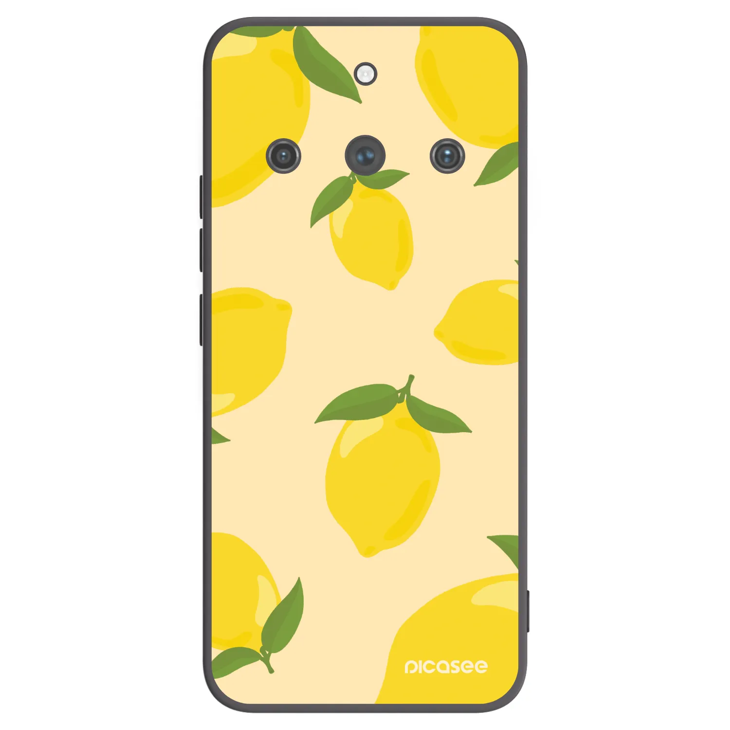 Picasee husă neagră din silicon pentru Realme 11 Pro+ - Limoncella