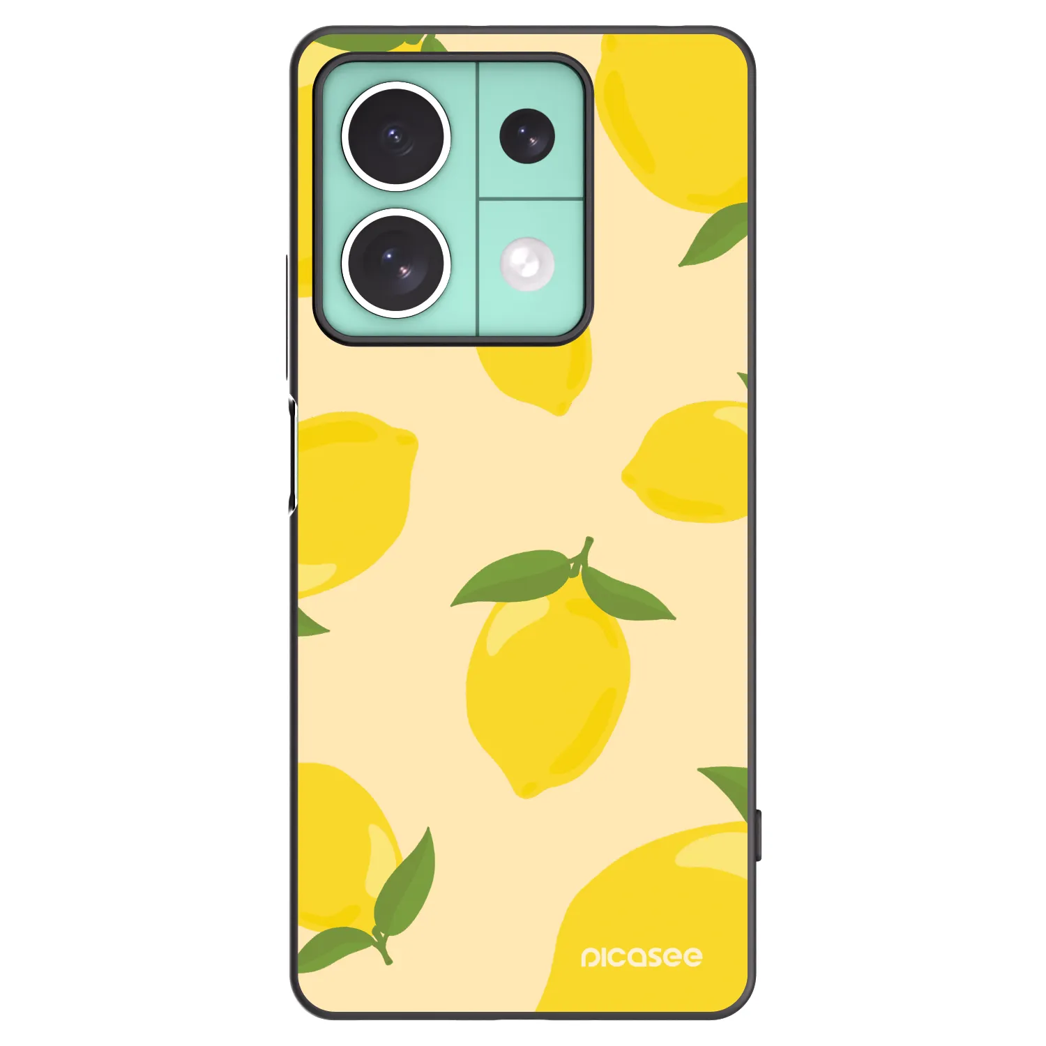 Picasee husă neagră din silicon pentru Xiaomi Redmi Note 13 5G - Limoncella