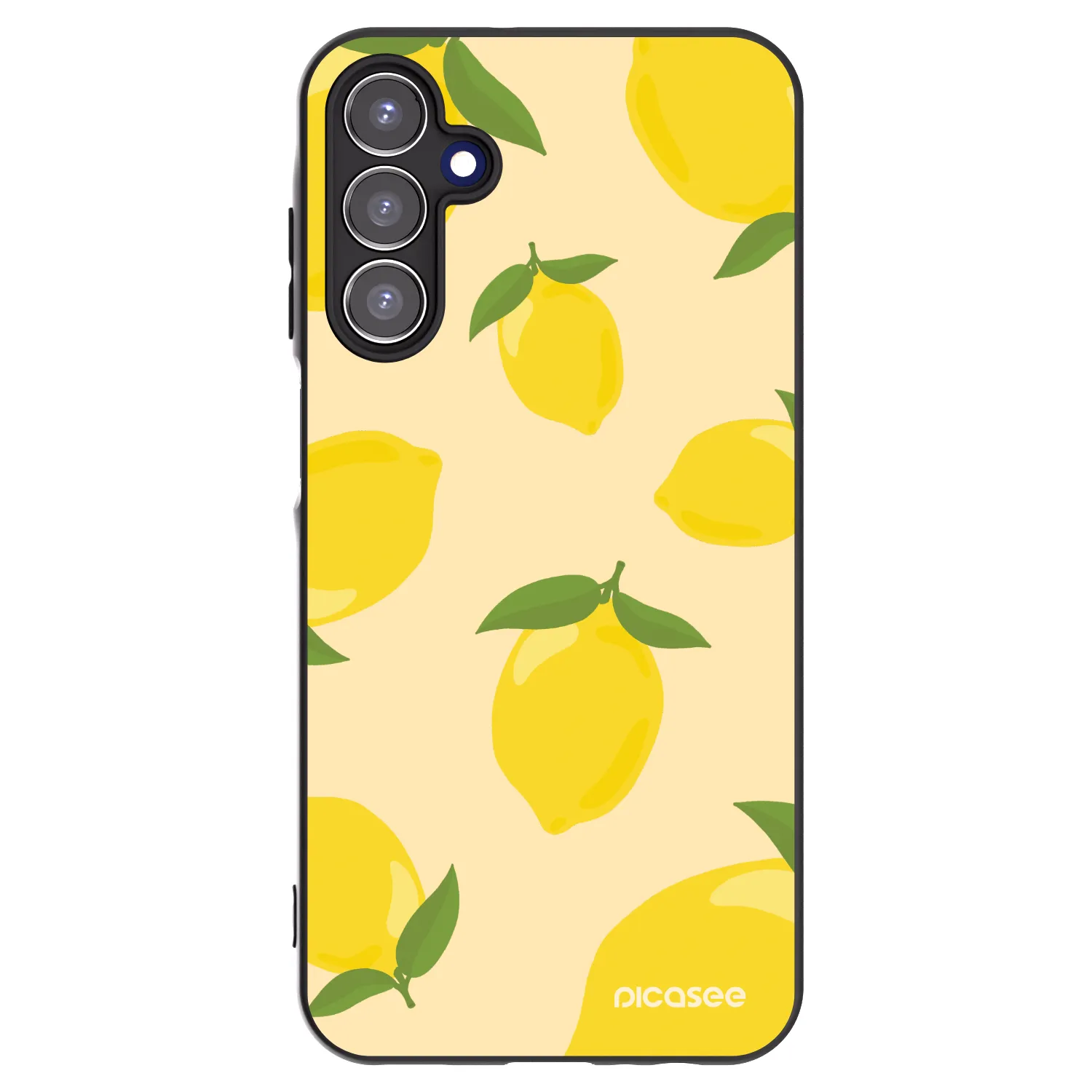 Picasee husă neagră din silicon pentru Samsung Galaxy A15 A155F 4G - Limoncella