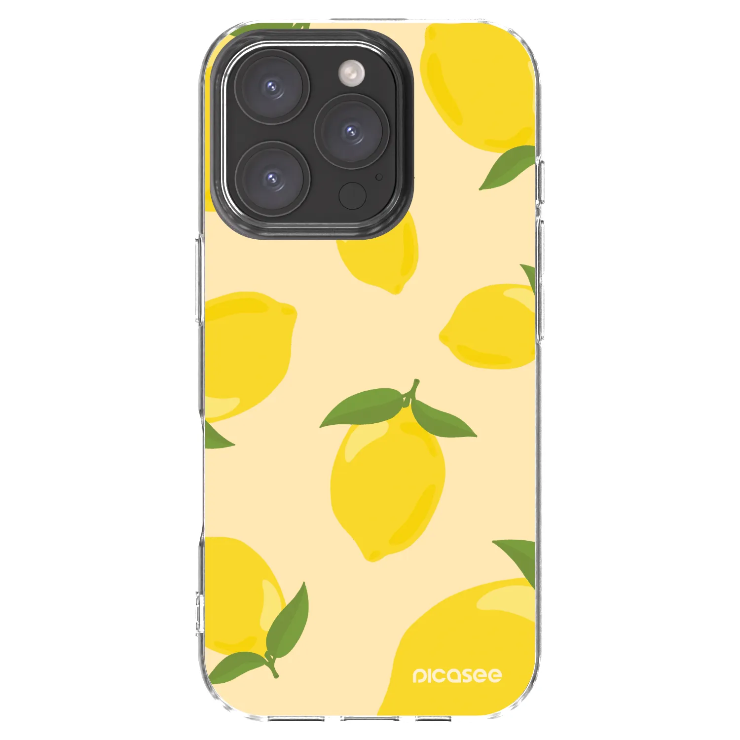 Picasee husă transparentă din silicon pentru Apple iPhone 16 Pro - Limoncella
