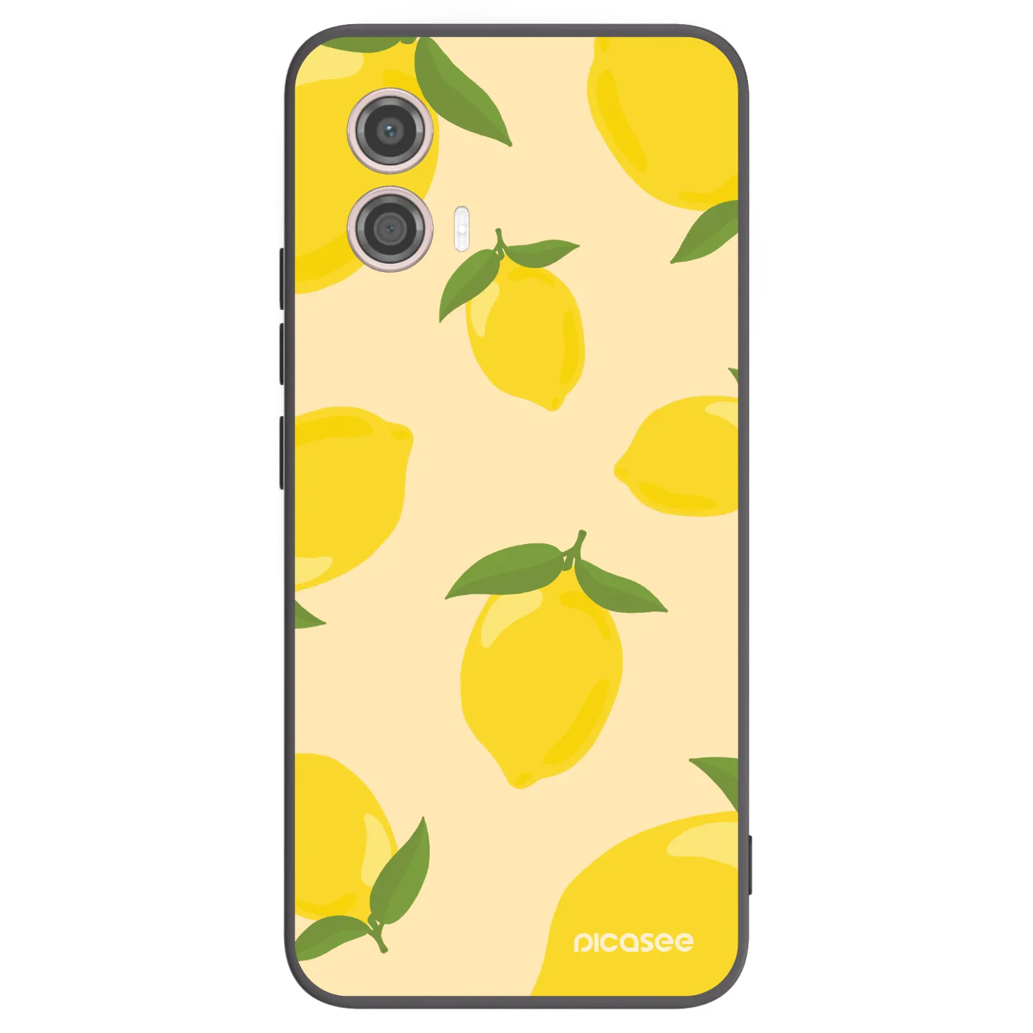 Picasee husă neagră din silicon pentru Motorola Moto G53 5G - Limoncella
