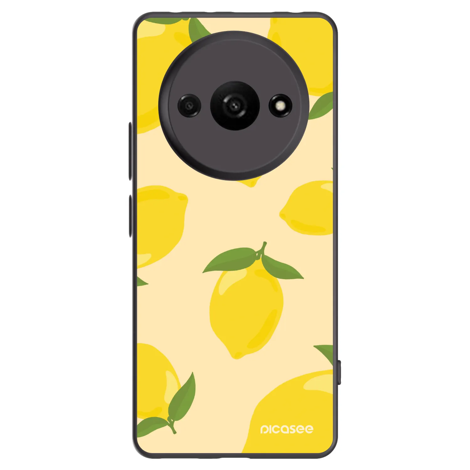 Picasee husă neagră din silicon pentru Xiaomi Redmi A3 - Limoncella