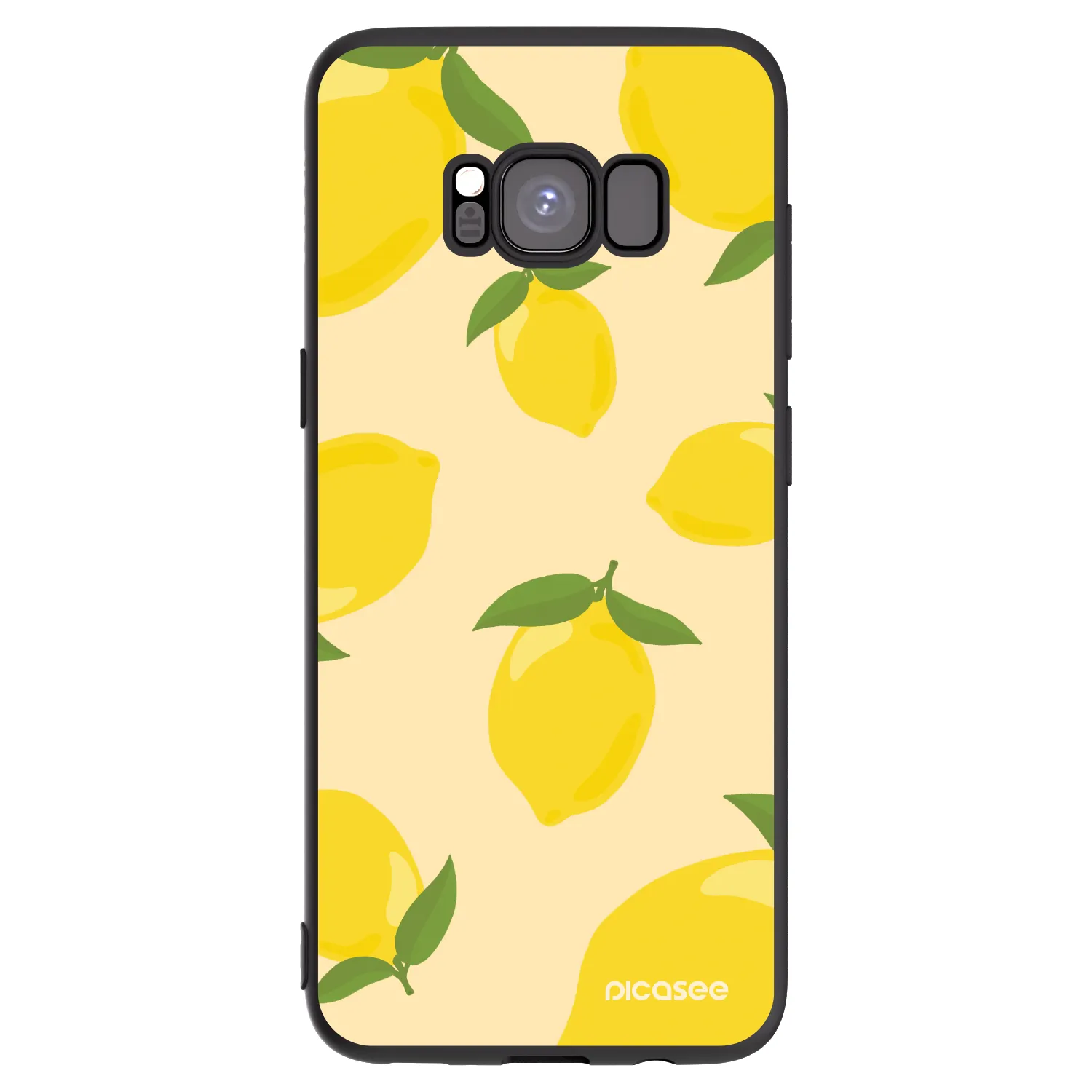 Picasee husă neagră din silicon pentru Samsung Galaxy S8 G950F - Limoncella