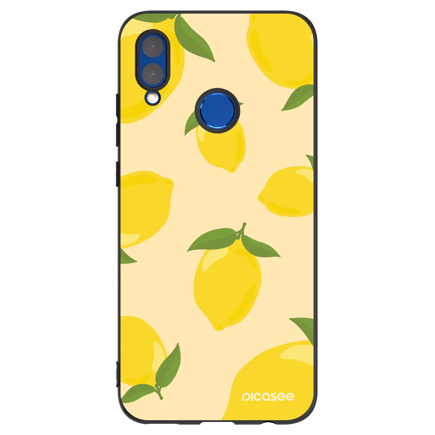 Picasee husă neagră din silicon pentru Honor 10 Lite - Limoncella