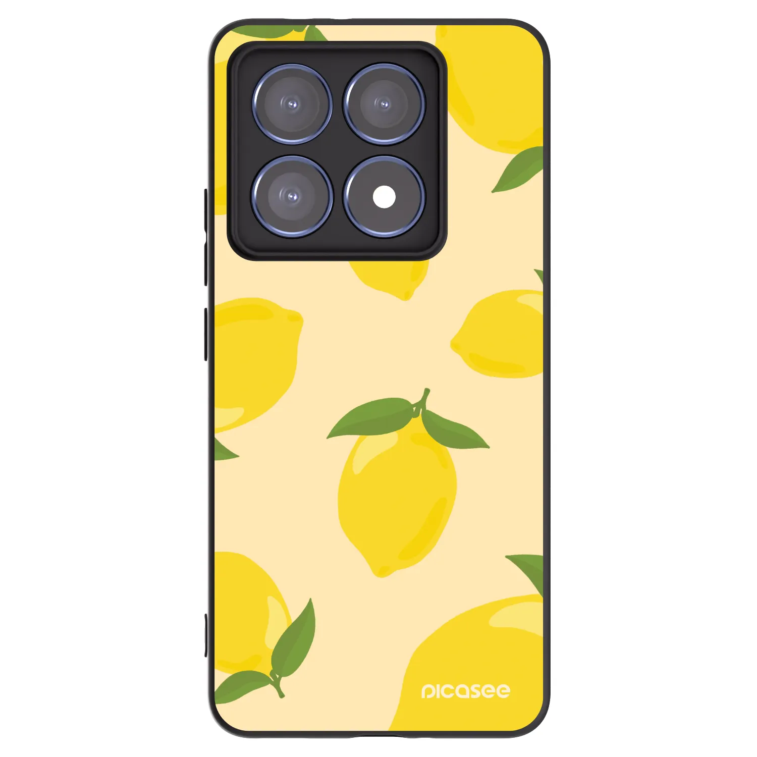 Picasee husă neagră din silicon pentru Xiaomi 14T Pro - Limoncella