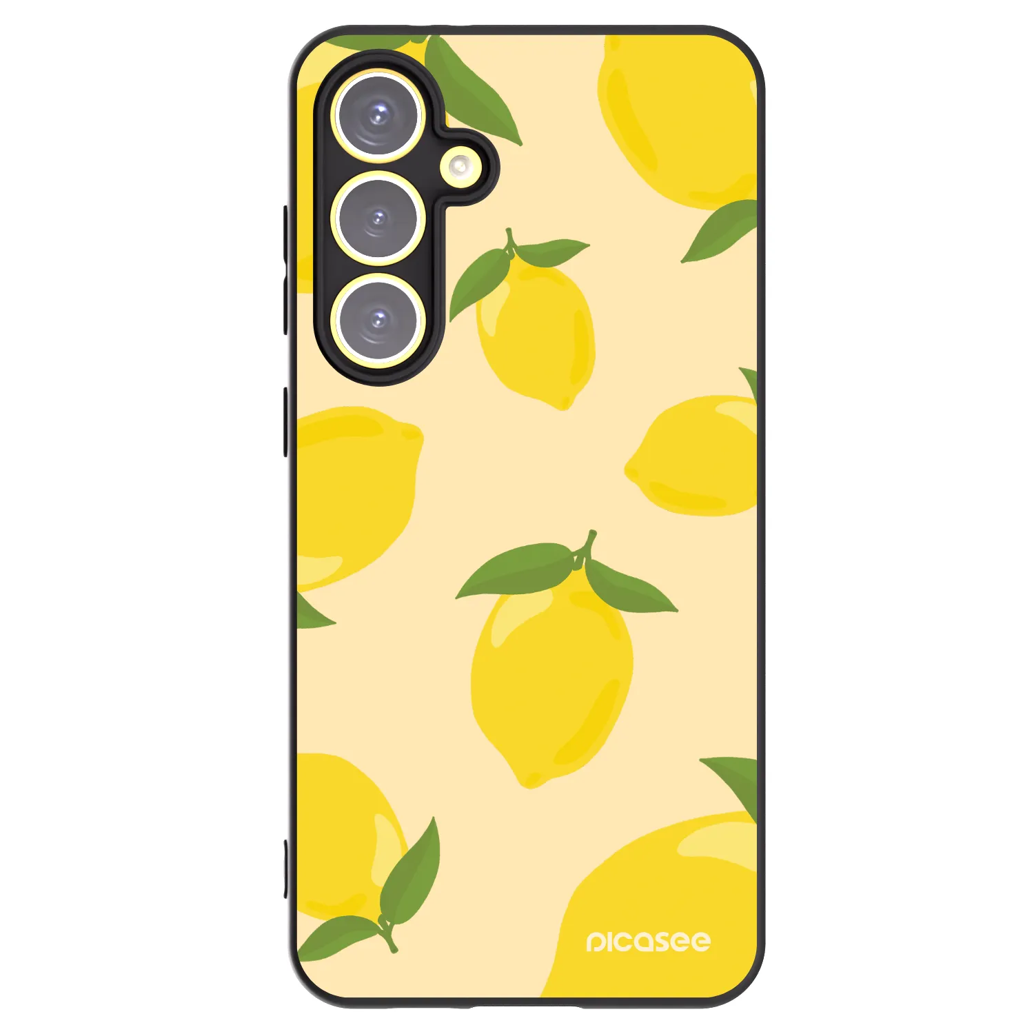 Picasee husă neagră din silicon pentru Samsung Galaxy S24 FE S721B - Limoncella