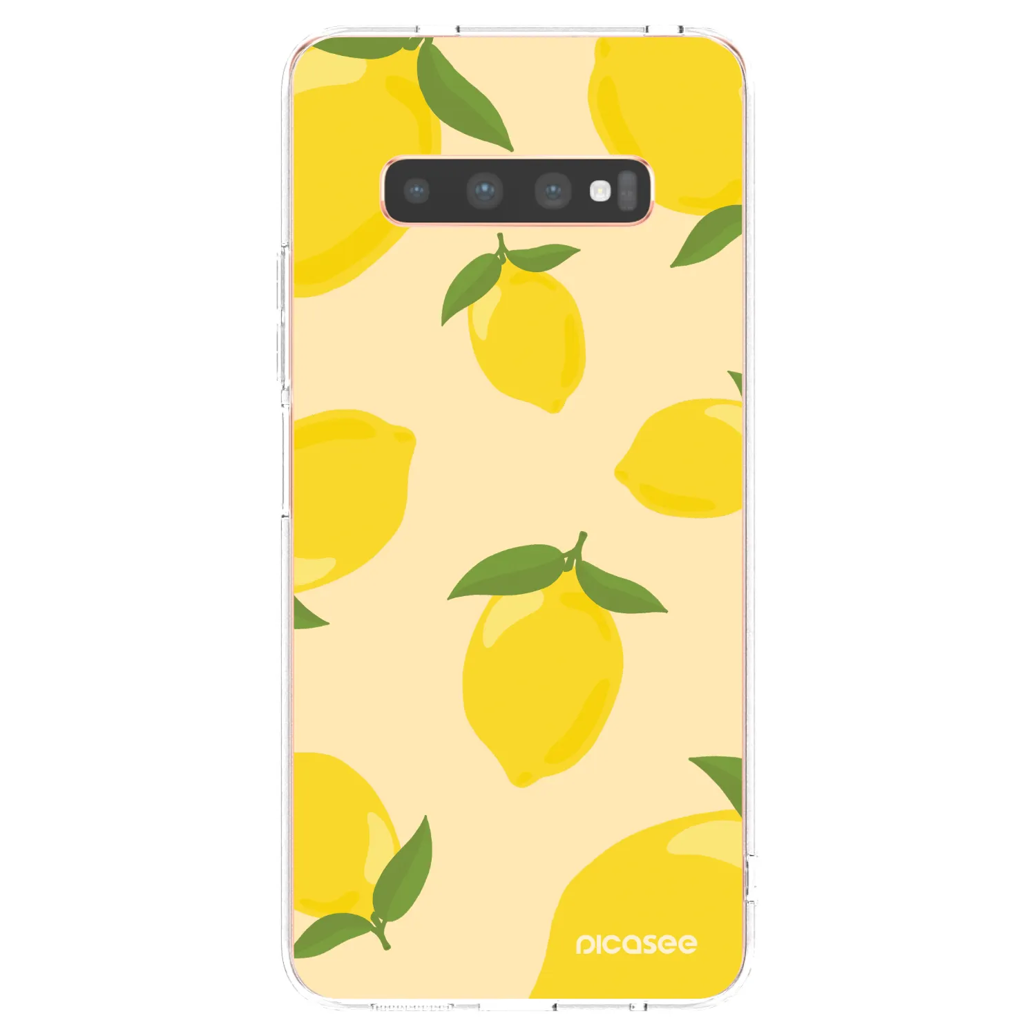 Picasee husă transparentă din silicon pentru Samsung Galaxy S10 Plus G975 - Limoncella