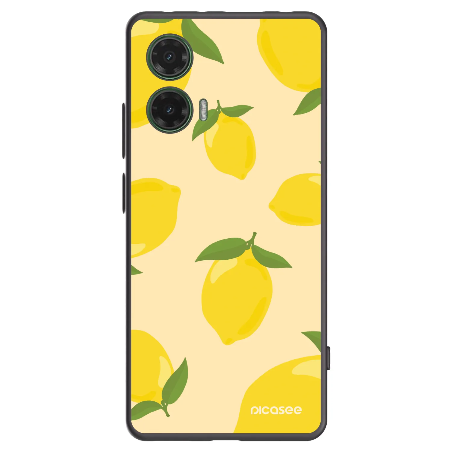 Picasee husă neagră din silicon pentru Motorola Moto G35 5G - Limoncella