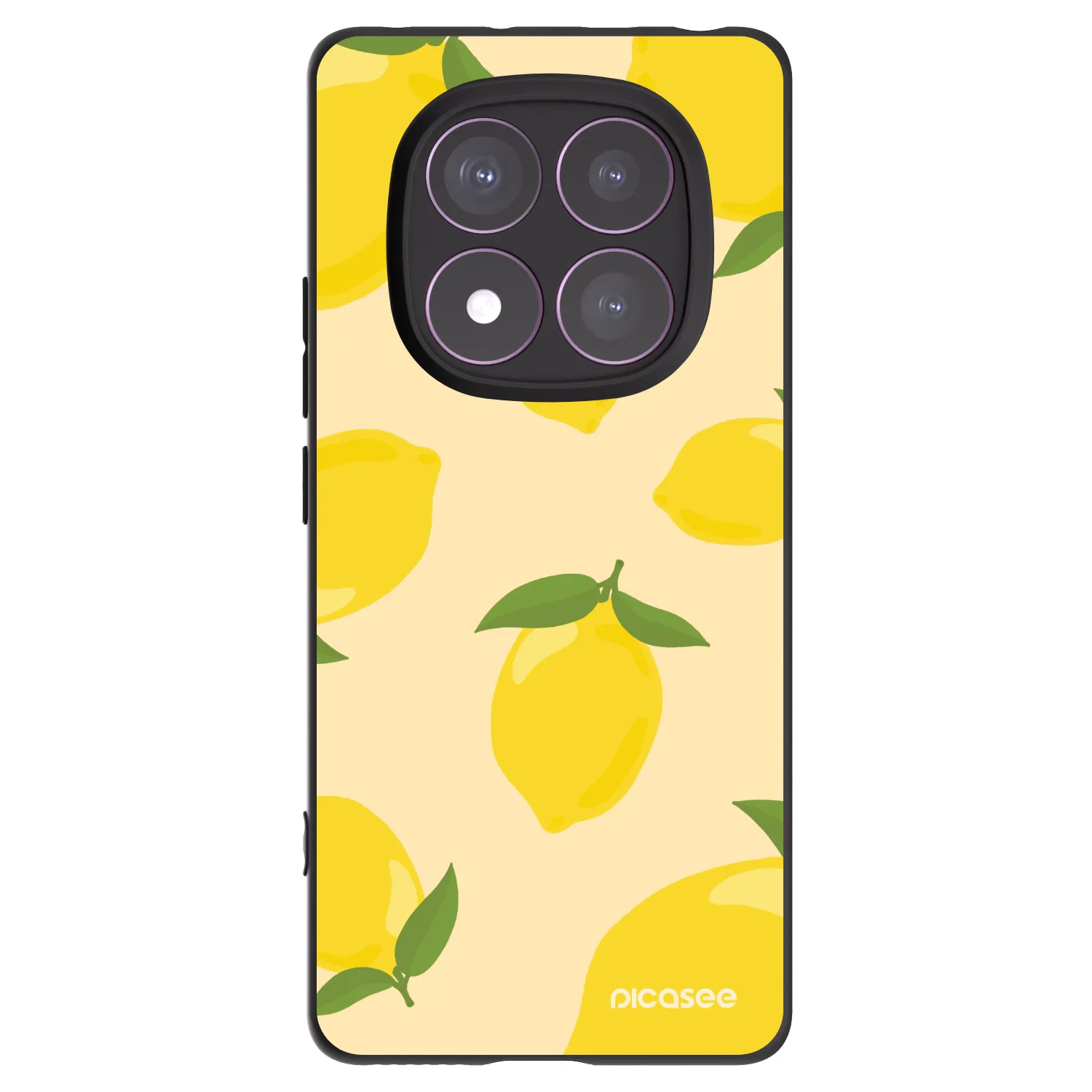 Picasee husă neagră din silicon pentru Xiaomi Redmi Note 14 Pro 4G - Limoncella