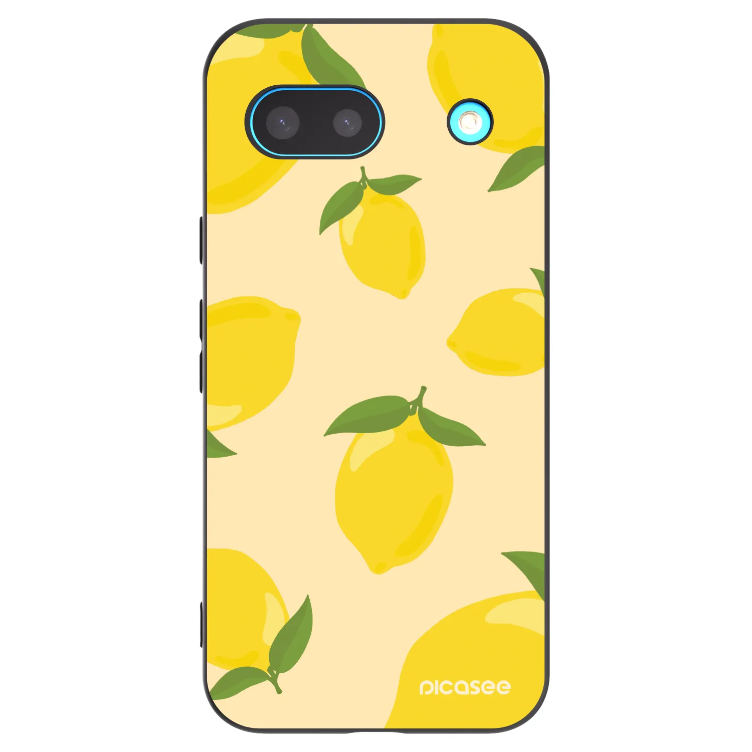 Picasee husă neagră din silicon pentru Google Pixel 8a - Limoncella