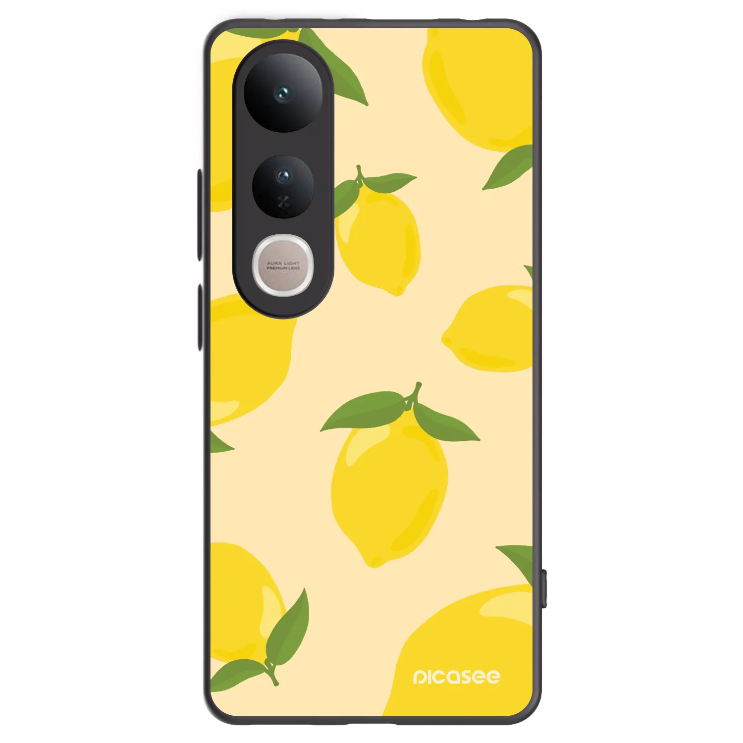 Picasee husă neagră din silicon pentru Vivo V50 Lite 5G - Limoncella