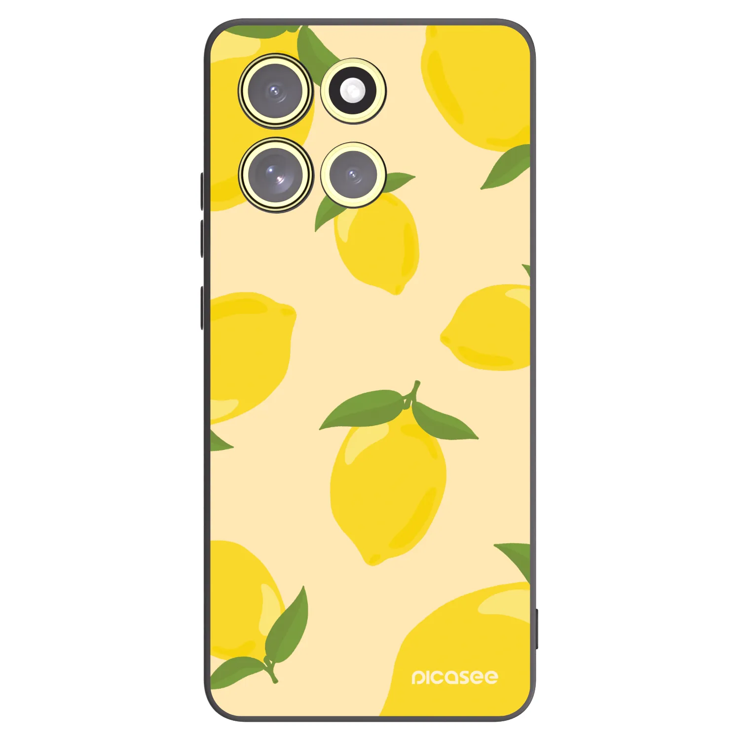 Picasee husă neagră din silicon pentru Motorola Moto G86 5G - Limoncella