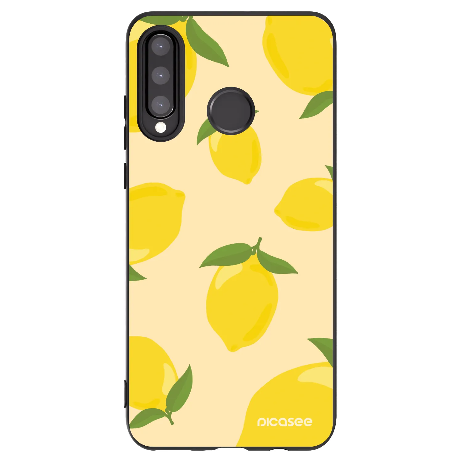 Picasee husă neagră din silicon pentru Huawei P30 Lite - Limoncella