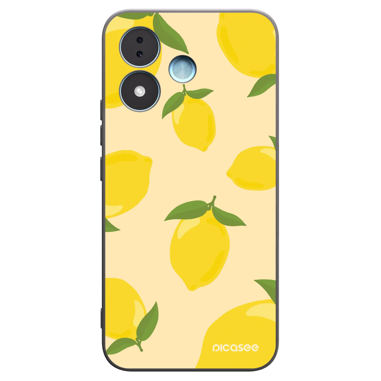 Picasee husă neagră din silicon pentru Xiaomi Redmi Note 17 5G - Limoncella