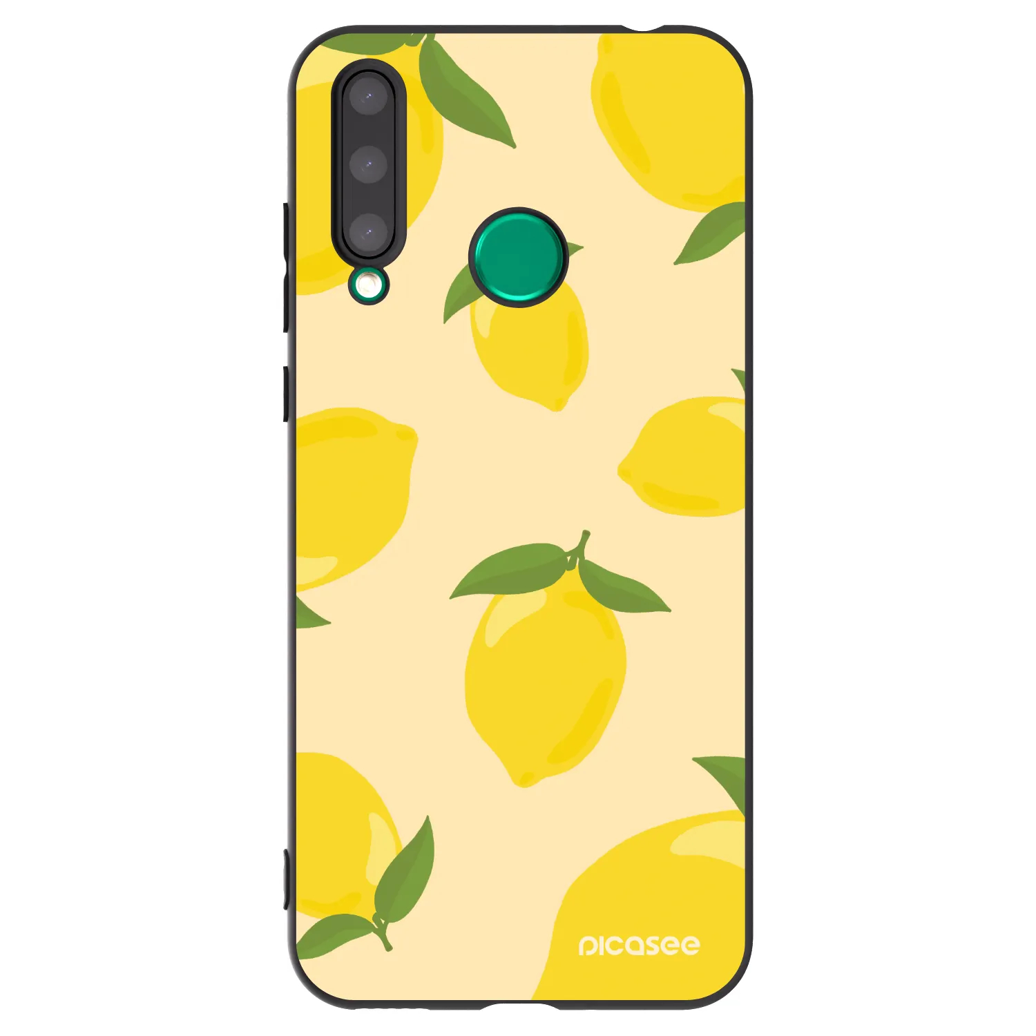 Picasee husă neagră din silicon pentru Honor 20 Lite - Limoncella