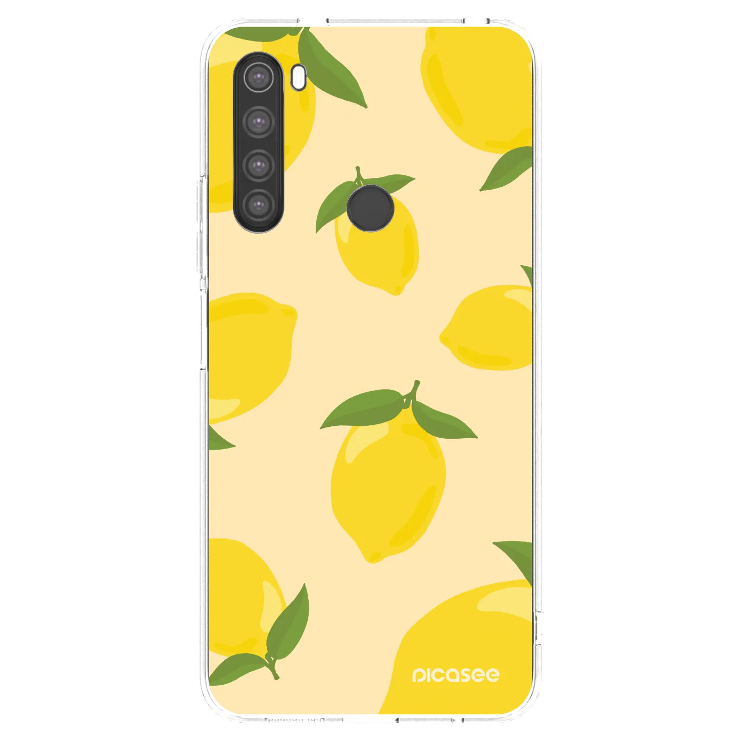 Picasee husă transparentă din silicon pentru Xiaomi Redmi Note 8 - Limoncella