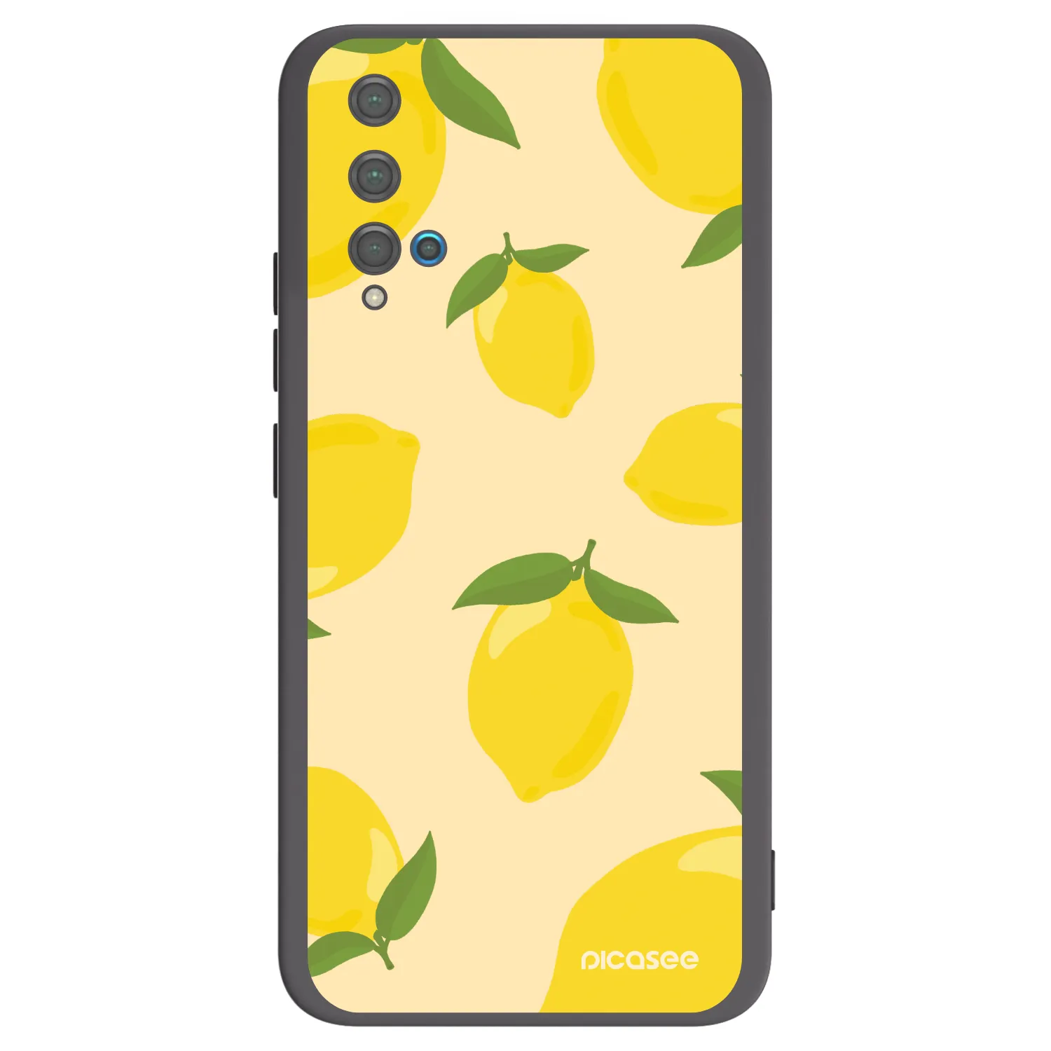 Picasee husă neagră din silicon pentru Huawei Nova 5T - Limoncella
