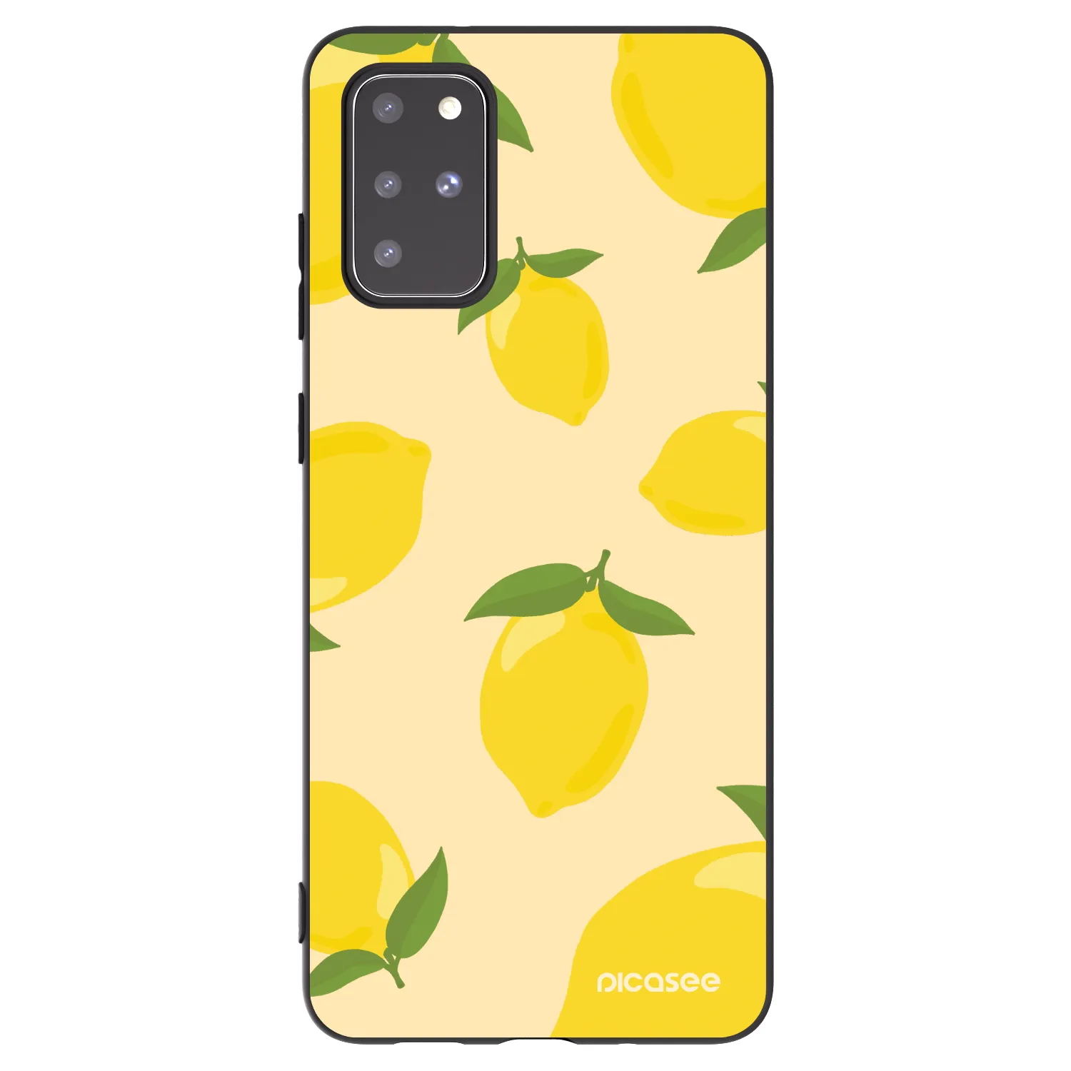 Picasee husă neagră din silicon pentru Samsung Galaxy S20+ G985F - Limoncella