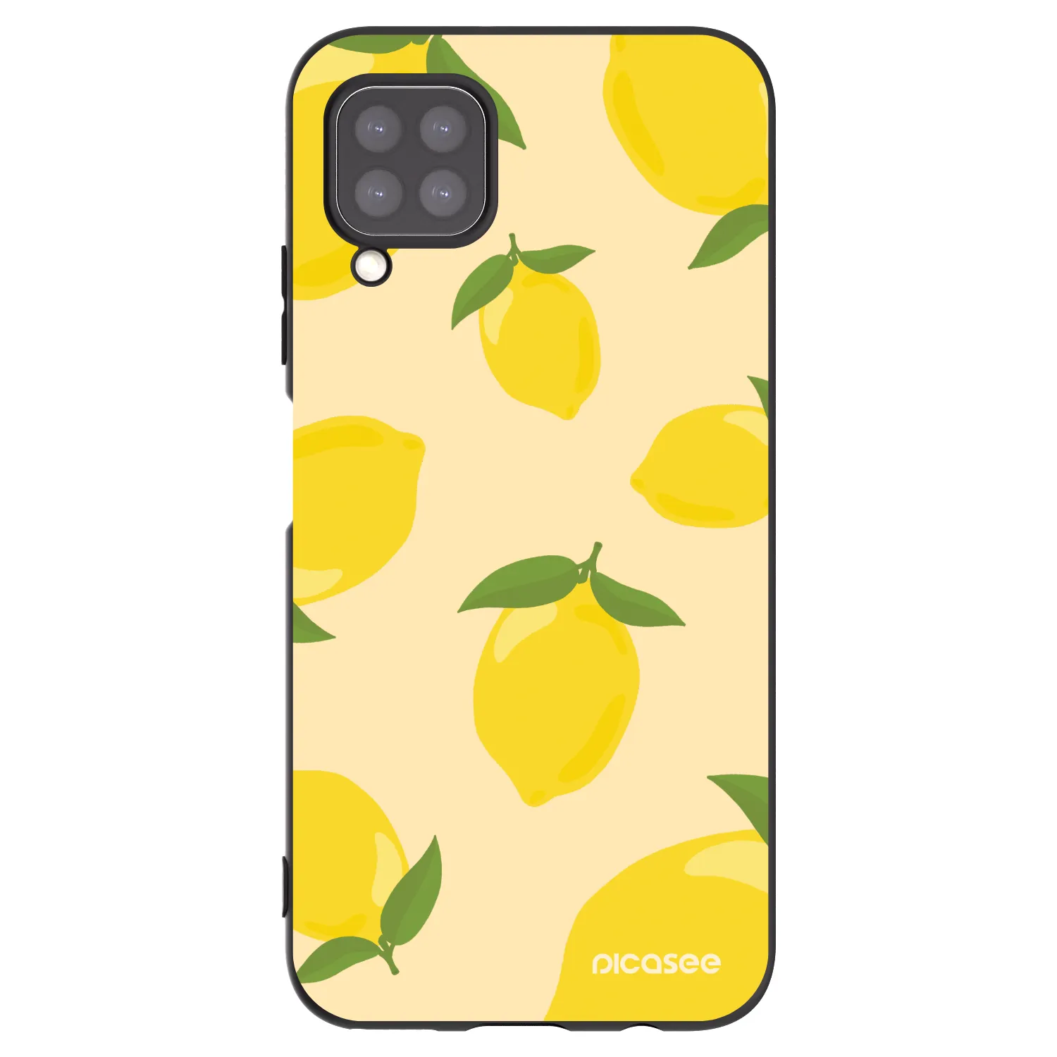 Picasee husă neagră din silicon pentru Huawei P40 Lite - Limoncella