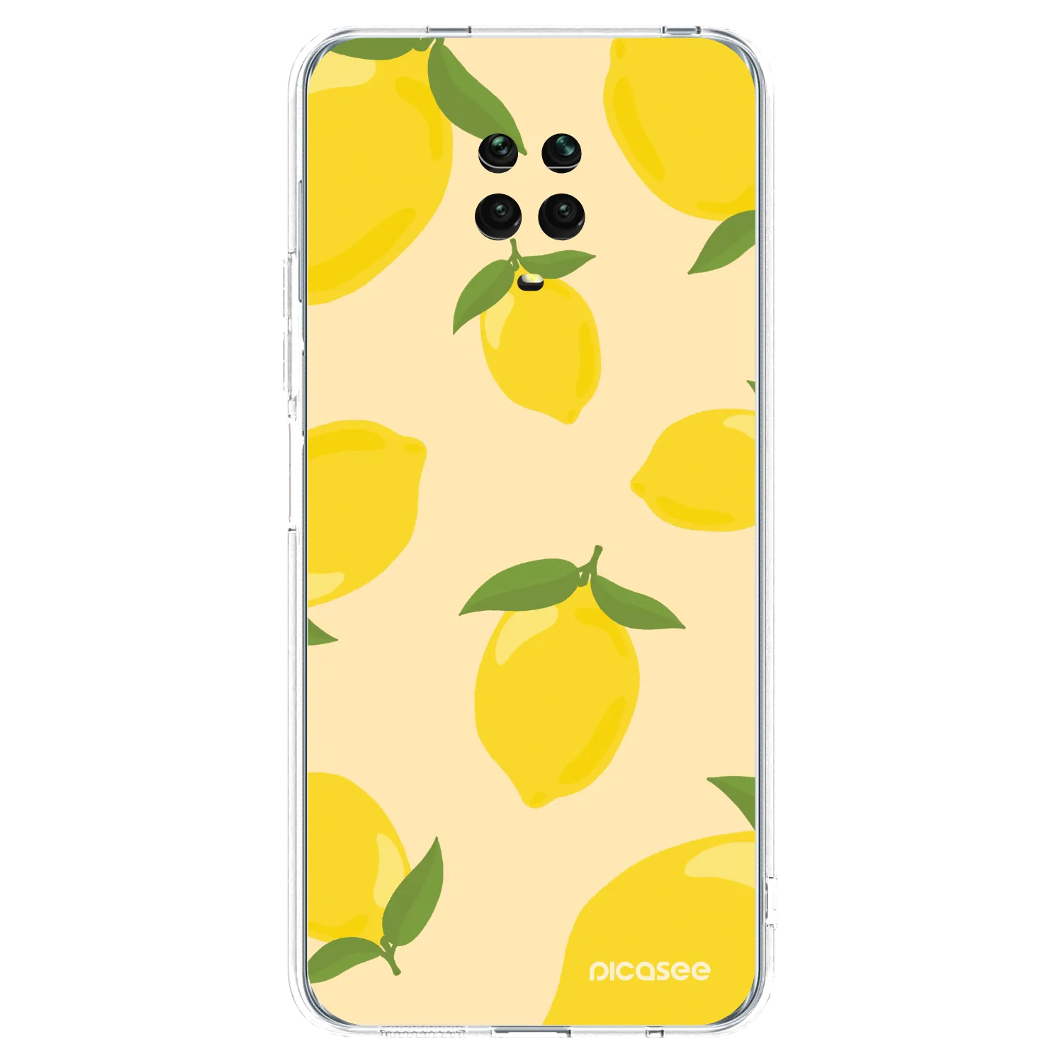 Picasee husă transparentă din silicon pentru Xiaomi Redmi Note 9 Pro - Limoncella