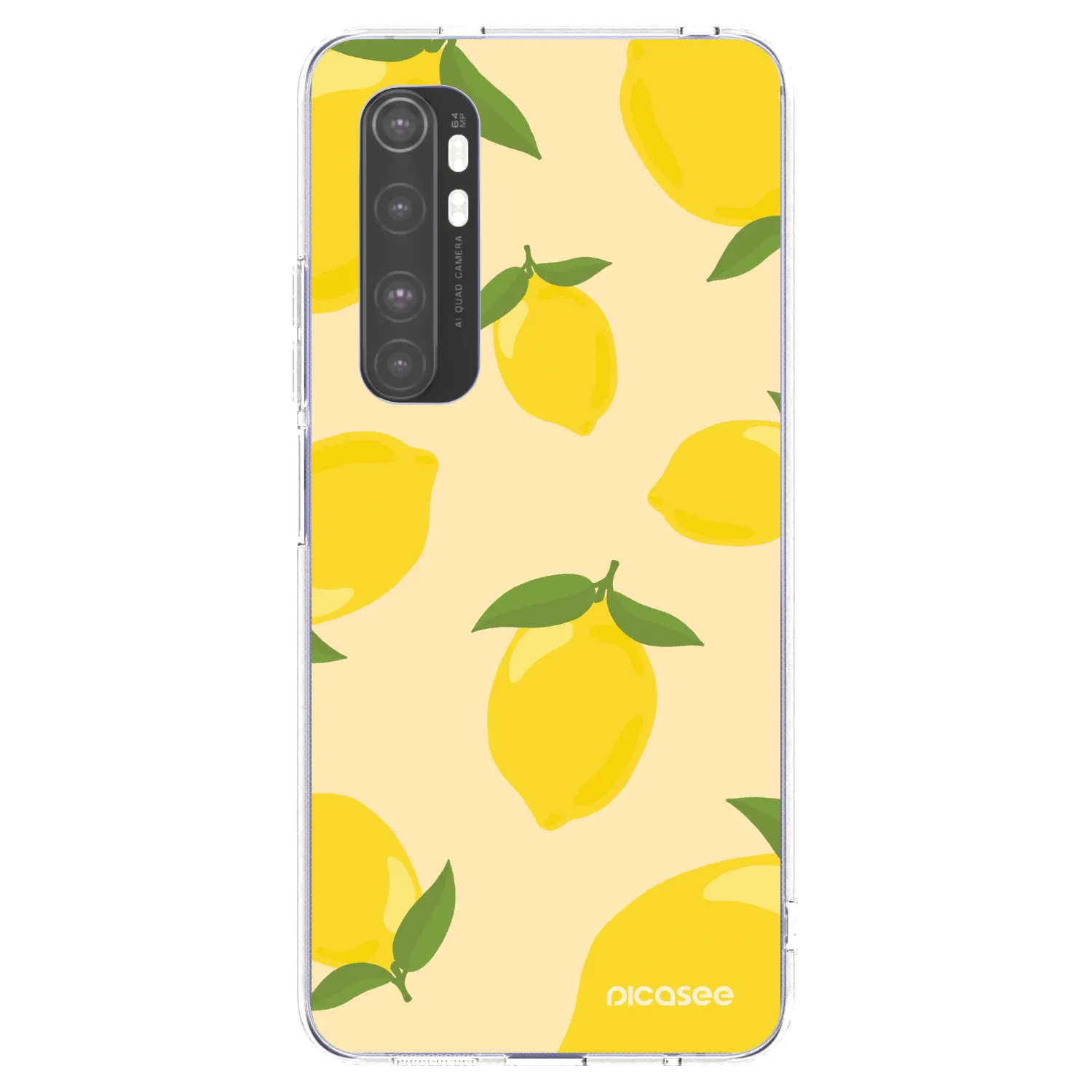 Picasee husă transparentă din silicon pentru Xiaomi Mi Note 10 Lite - Limoncella