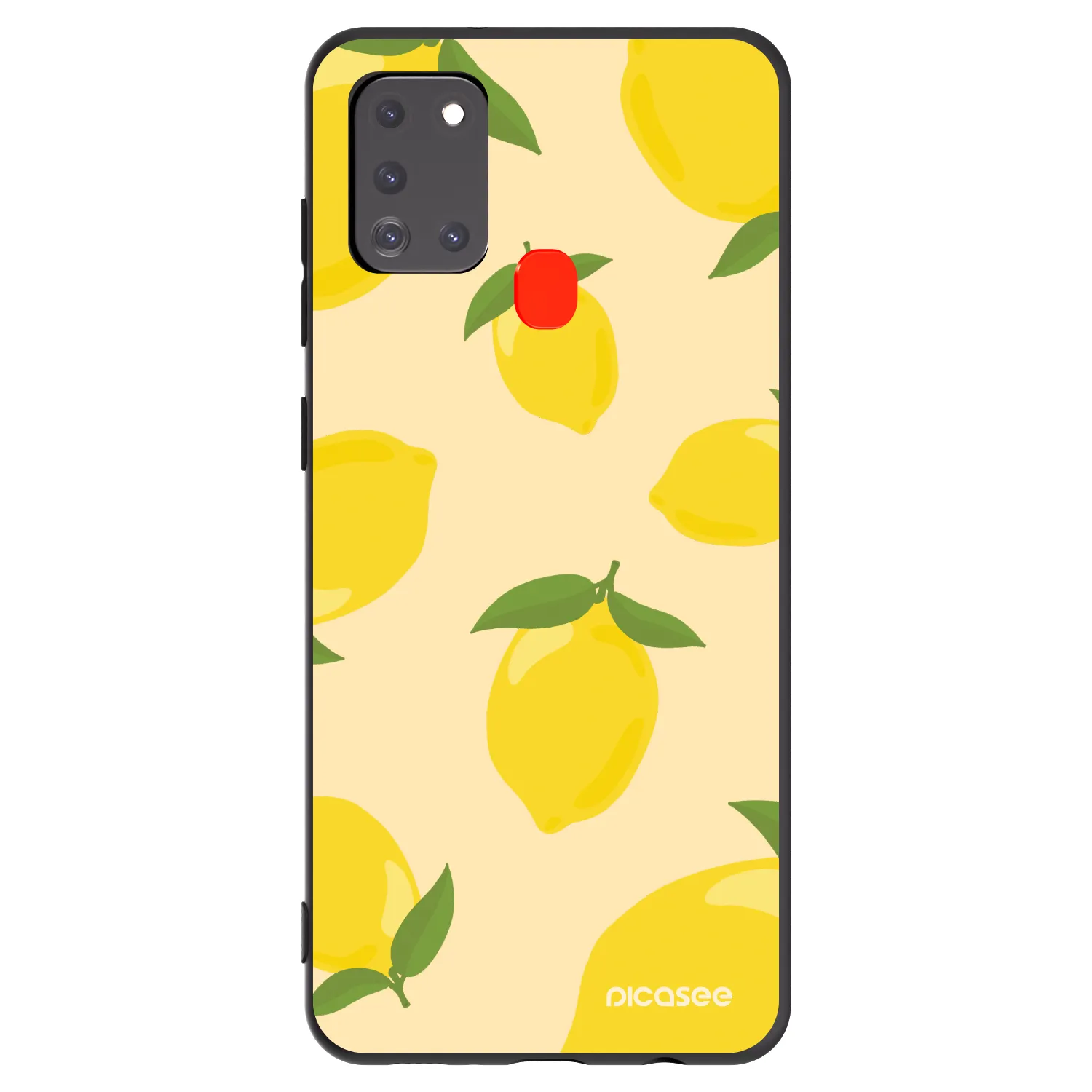 Picasee husă neagră din silicon pentru Samsung Galaxy A21s - Limoncella