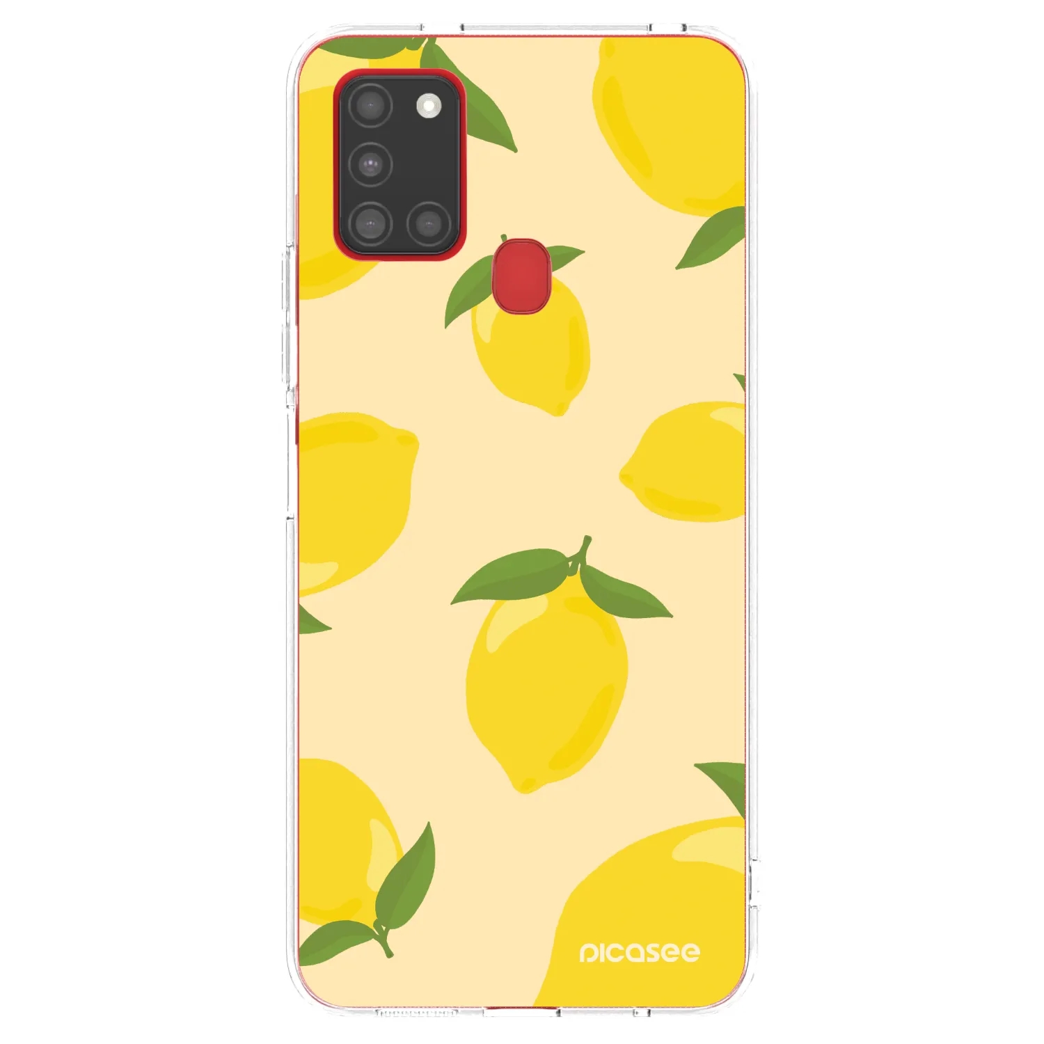 Picasee husă transparentă din silicon pentru Samsung Galaxy A21s - Limoncella