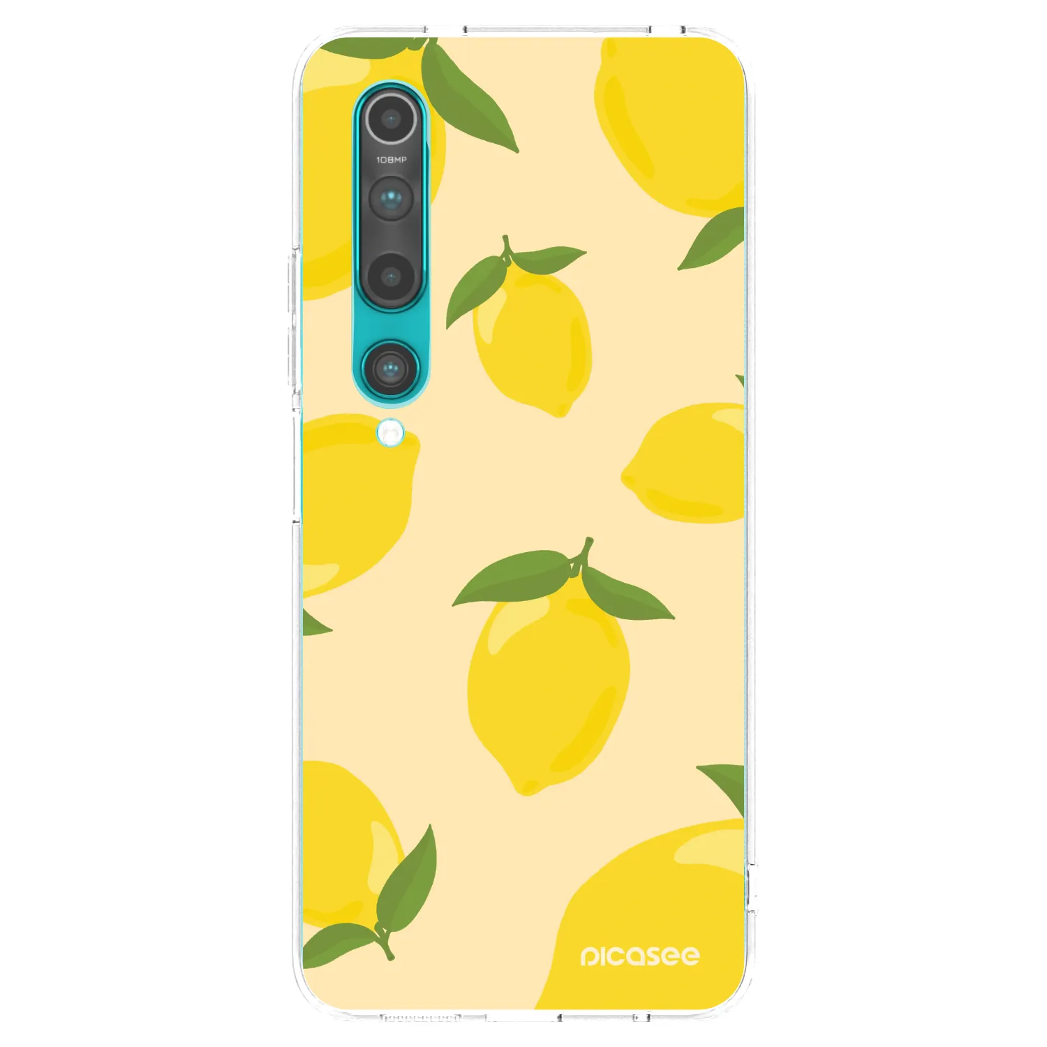 Picasee husă transparentă din silicon pentru Xiaomi Mi 10 - Limoncella