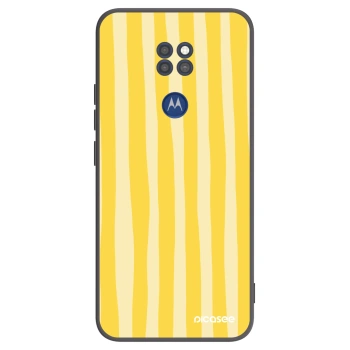 Husă pentru Motorola Moto G9 Play - Lines lemon