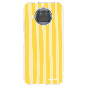 Picasee husă transparentă din silicon pentru Xiaomi Mi 10T Lite - Lines lemon