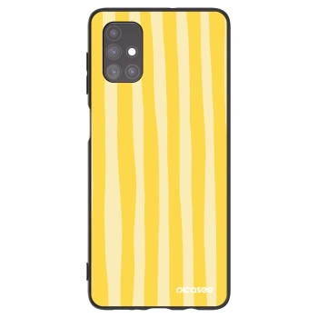 Husă pentru Samsung Galaxy M51 M515F - Lines lemon