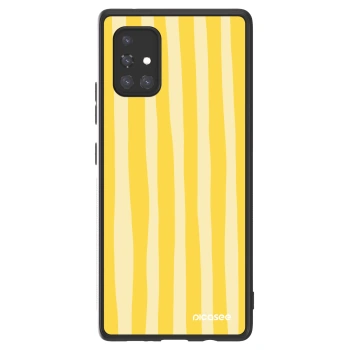 Picasee ULTIMATE CASE pentru Samsung Galaxy A71 A715F - Lines lemon