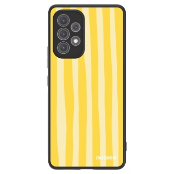 Husă pentru Samsung Galaxy A52 5G A525F - Lines lemon